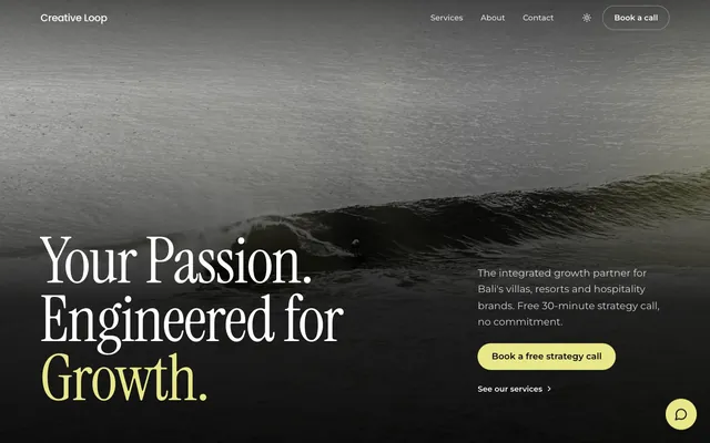 Creative Loop homepage