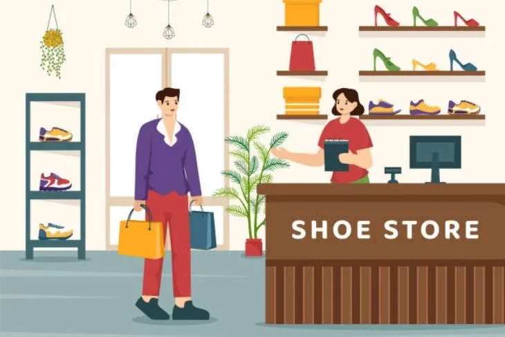 cara berjualan sepatu